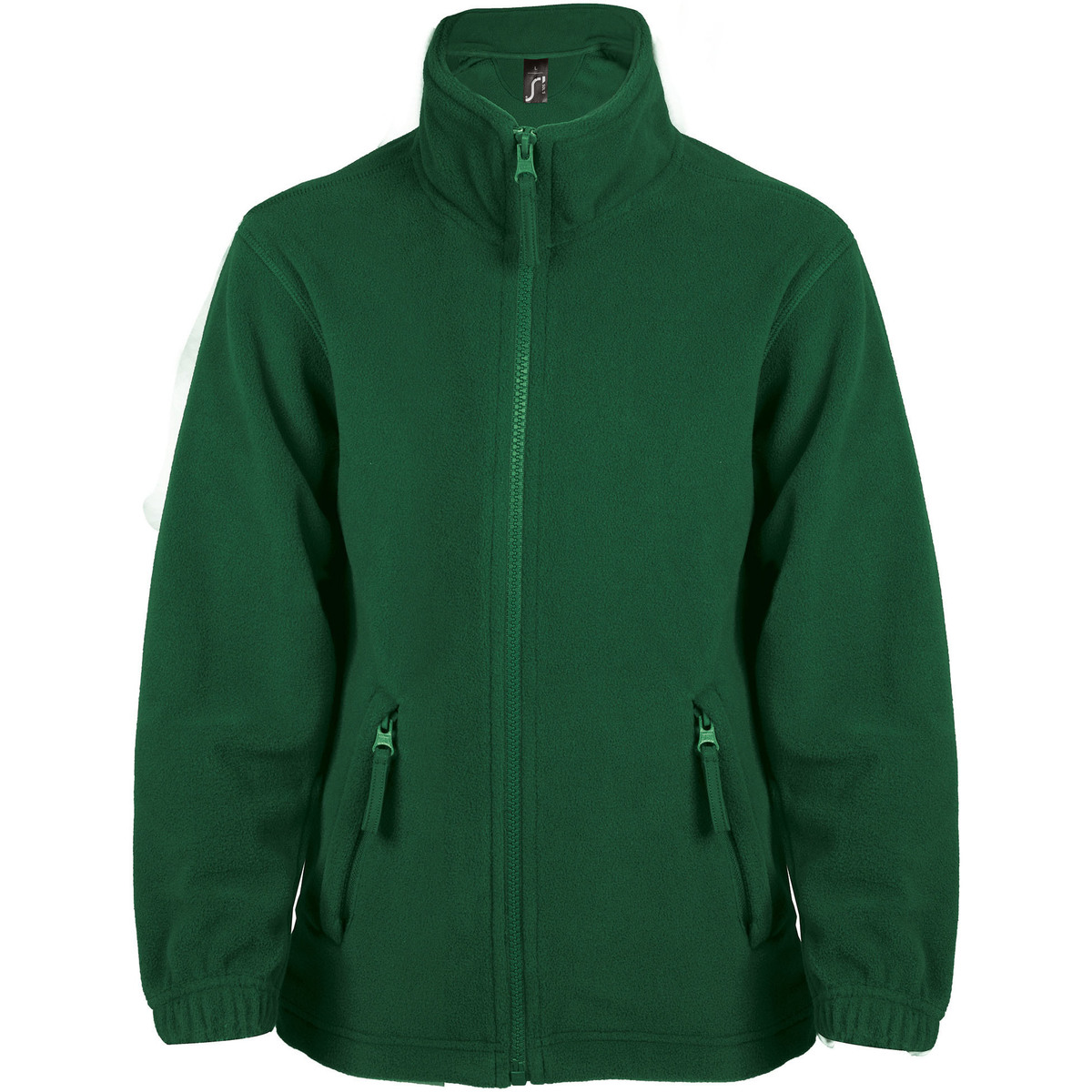Odjeća Djeca Flisevi Sols NORTH SPORT KIDS-CHAQUETA POLAR NIÑO CON CREMALLERA Zelena