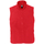 Odjeća Flisevi Sols NORWAY POLAR-CHALECO UNISEX POLAR-100% poliéster-Alta densidad Crvena