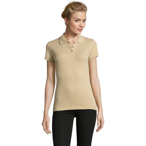 Sols PERFECT COLORS WOMENN-POLO mujer  MANGA CORTA de 100% algodón Smeđa