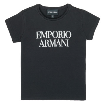 Odjeća Djevojčica Majice kratkih rukava Emporio Armani 8N3T03-3J08Z-0999 Crna