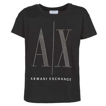 Odjeća Žene
 Majice kratkih rukava Armani Exchange 8NYTDX Crna