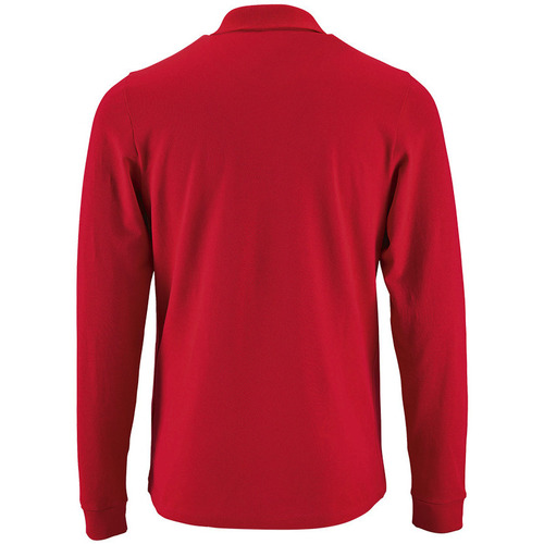 Sols PERFECT LSL COLORS MEN-POLO PIQUÉ DE MANGA LARGA DE HOMBRE Crvena