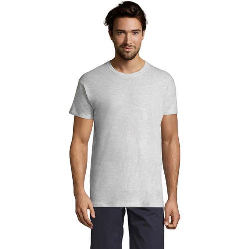 Sols REGENT COLORS MEN-CAMISETA hombre  CUELLO REDONDO de algodón Bijela