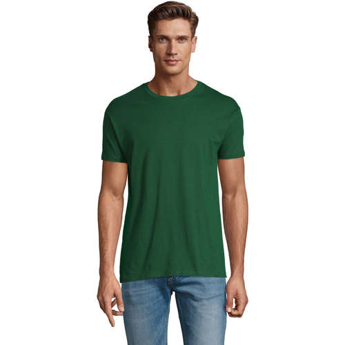 Sols REGENT COLORS MEN-CAMISETA hombre  CUELLO REDONDO de algodón Zelena