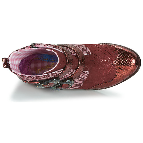 Irregular Choice TOO HEARTS Bordo