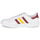 Obuća Niske tenisice adidas Originals TEAM COURT Bijela / Bordo / žuta