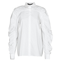 Odjeća Žene
 Košulje i bluze Karl Lagerfeld POPLIN BLOUSE W/ GATHERING Bijela