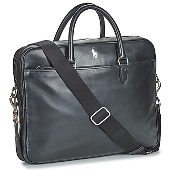 Polo Ralph Lauren COMMUTER-BUSINESS CASE-SMOOTH LEATHER Crna