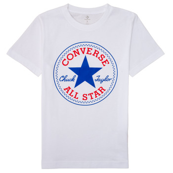 Odjeća Dječak
 Majice kratkih rukava Converse CORE CHUCK PATCH TEE Bijela