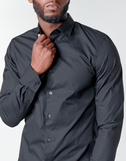 G-Star Raw DRESSED SUPER SLIM SHIRT LS Crna