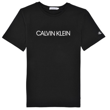 Odjeća Dječak
 Majice kratkih rukava Calvin Klein Jeans INSTITUTIONAL T-SHIRT Crna