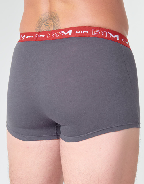 DIM COTON STRETCH Siva / Crvena / Crna