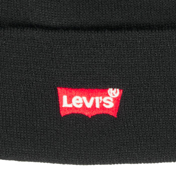Levi's RED BATWING EMBROIDERED SLOUCHY BEANIE Crna