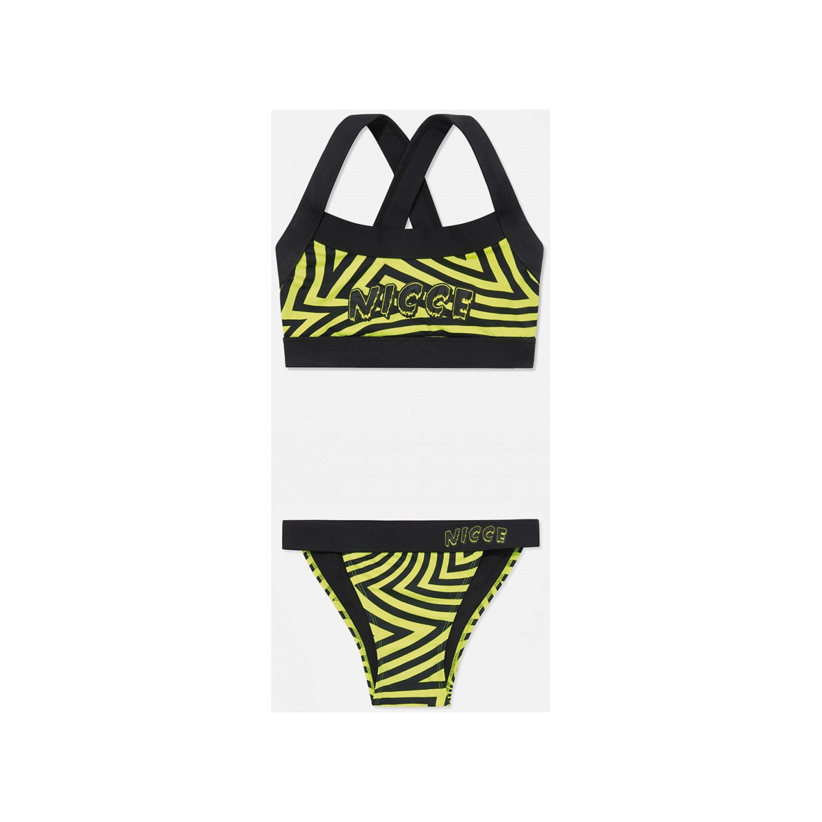 Odjeća Žene
 Kupaći kostimi / Kupaće gaće Nicce London Vortex bikini set žuta