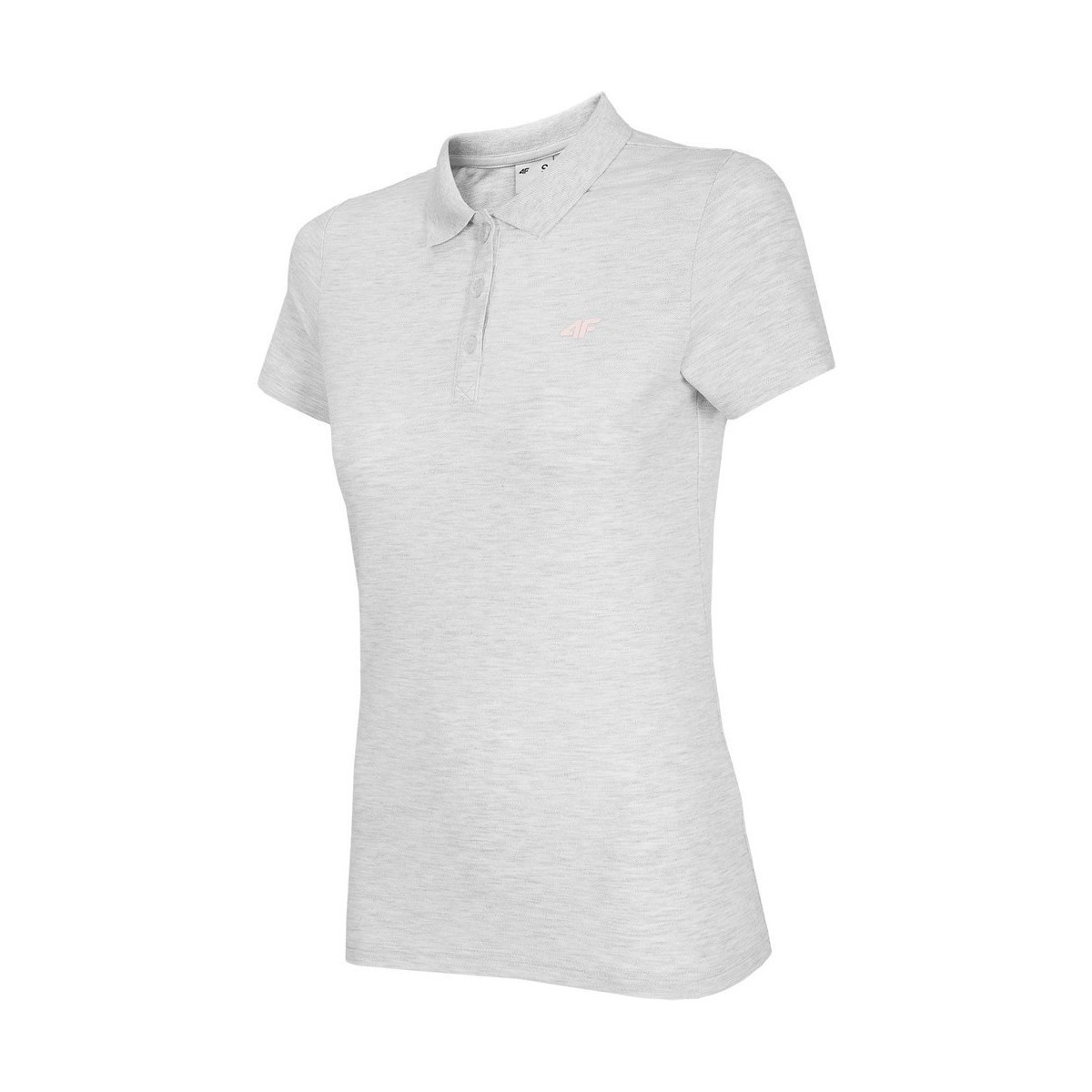 Odjeća Žene
 Majice kratkih rukava 4F NOSH4 TSD007 Biały Melanż 
