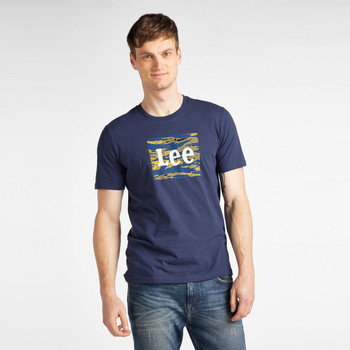 Odjeća Muškarci
 Majice kratkih rukava Lee T-shirt  Camo Package Dark Navy bleu marine/jaune/blanc