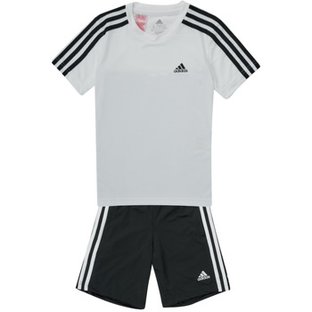 Odjeća Dječak
 Dvodijelne trenirke adidas Performance B 3S T SET Bijela / Crna