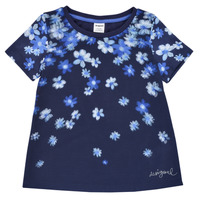 Odjeća Djevojčica Majice kratkih rukava Desigual 21SGTK37-5000 Blue