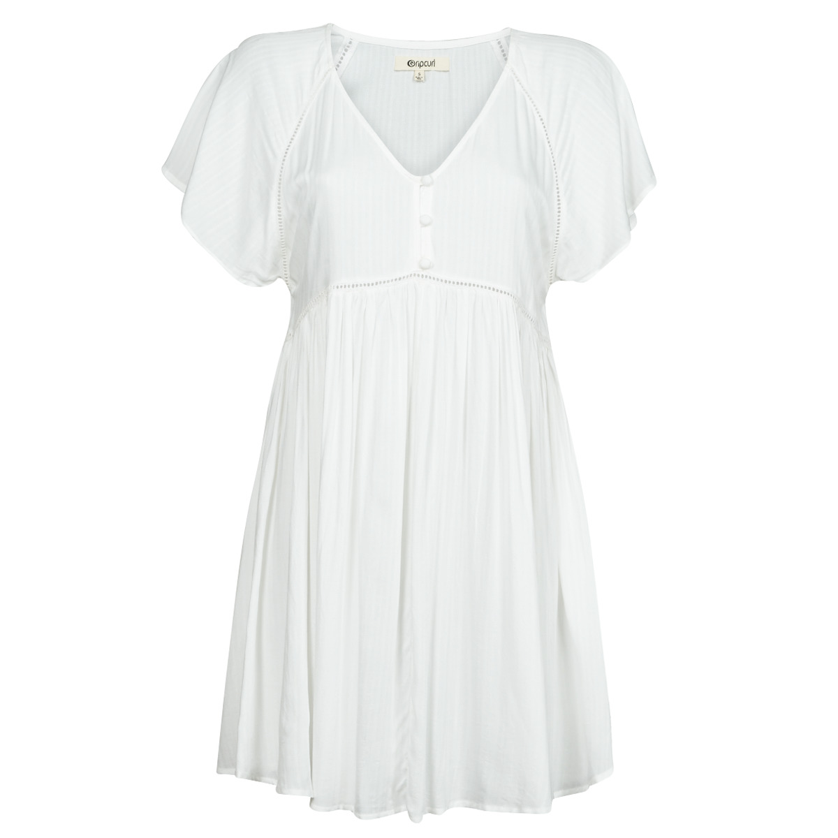 Odjeća Žene
 Kratke haljine Rip Curl IN YOUR DREAMS DRESS Bijela