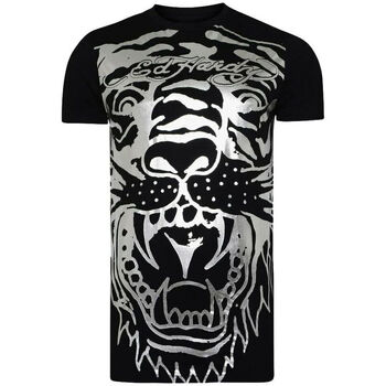 Odjeća Muškarci
 Majice kratkih rukava Ed Hardy - Big-tiger t-shirt Crna