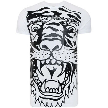 Odjeća Muškarci
 Majice kratkih rukava Ed Hardy - Big-tiger t-shirt Bijela
