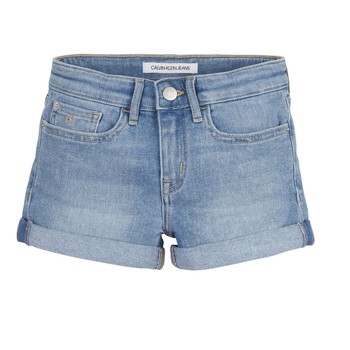 Odjeća Djevojčica Bermude i kratke hlače Calvin Klein Jeans SLIM SHORT ESS Blue