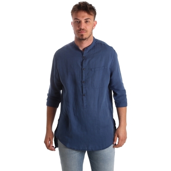 Odjeća Muškarci
 Košulje dugih rukava Antony Morato MMSL00531 FA400051 Blue