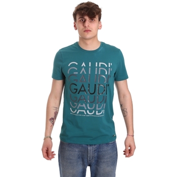 Odjeća Muškarci
 Majice kratkih rukava Gaudi 011BU64068 Zelena
