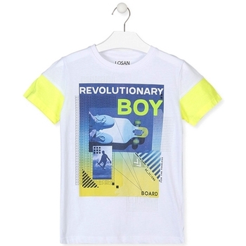Odjeća Djeca Majice / Polo majice Losan 013-1006AL Bijela