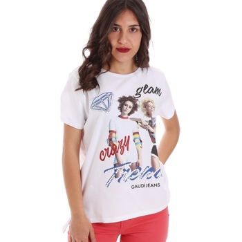 Odjeća Žene
 Majice / Polo majice Gaudi 011BD64037 Bijela