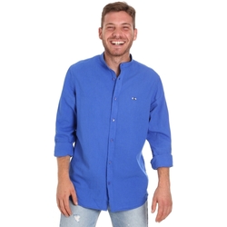Odjeća Muškarci
 Košulje dugih rukava Les Copains 9U2722 Blue