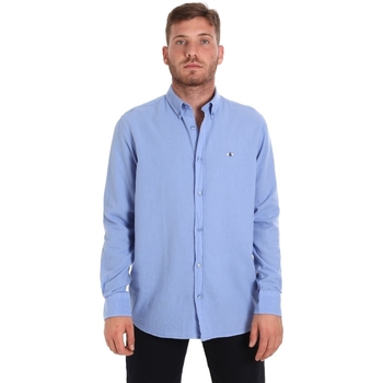Odjeća Muškarci
 Košulje dugih rukava Les Copains 9U2371 Blue