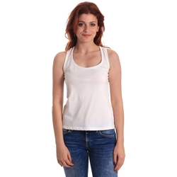 Odjeća Žene
 Majice s naramenicama i majice bez rukava Fornarina SE175L04JG0709 Bijela