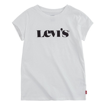 Odjeća Djevojčica Majice kratkih rukava Levi's MODERN VINTAGE SERIF TEE Bijela