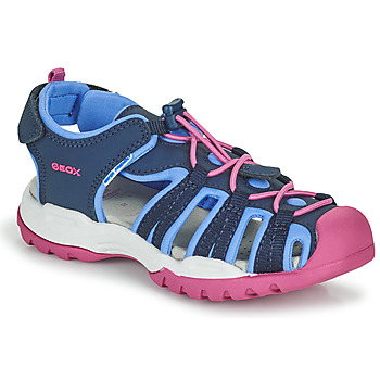 Obuća Djevojčica Sportske sandale Geox BOREALIS GIRL Blue / Ružičasta