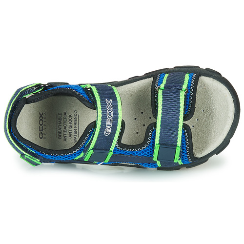 Geox JR SANDAL STRADA Plava / Zelena