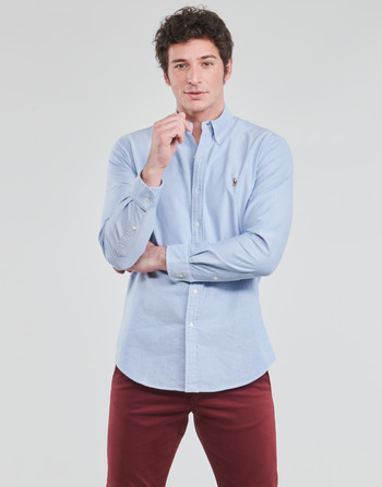 Odjeća Muškarci
 Košulje dugih rukava Polo Ralph Lauren LORENZ Blue