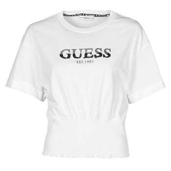 Odjeća Žene
 Majice kratkih rukava Guess SS WINIFRED CROP TOP Bijela
