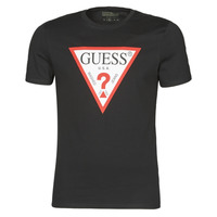 Odjeća Muškarci
 Majice kratkih rukava Guess CN SS ORIGINAL LOGO TEE Crna