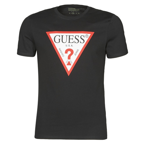 Odjeća Muškarci
 Majice kratkih rukava Guess CN SS ORIGINAL LOGO TEE Crna