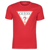 Odjeća Muškarci
 Majice kratkih rukava Guess CN SS ORIGINAL LOGO TEE Red