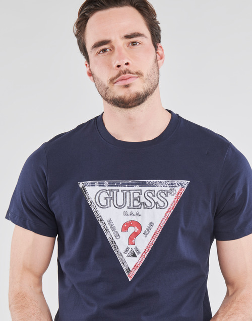 Guess TRIESLEY CN SS TEE Tamno plava  