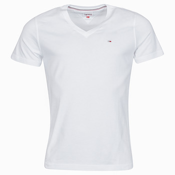 Odjeća Muškarci
 Majice kratkih rukava Tommy Jeans TJM ORIGINAL JERSEY TEE V NECK Bijela