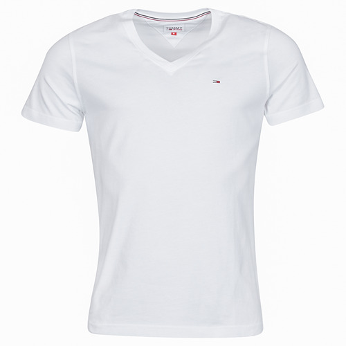 Odjeća Muškarci
 Majice kratkih rukava Tommy Jeans TJM ORIGINAL JERSEY TEE V NECK Bijela