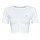 Odjeća Žene
 Topovi i bluze Tommy Jeans TJW CROP RUCHE TOP Bijela