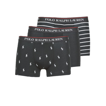 Donje rublje Muškarci
 Bokserice Polo Ralph Lauren CLASSIC TRUNK X3 Crna / Bijela / Crna