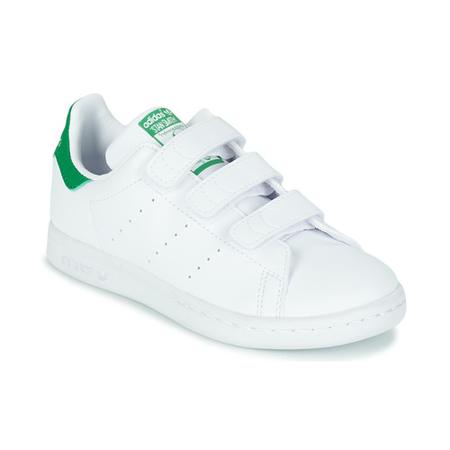 Obuća Djeca Niske tenisice adidas Originals STAN SMITH CF C SUSTAINABLE Bijela / Zelena / Vegan