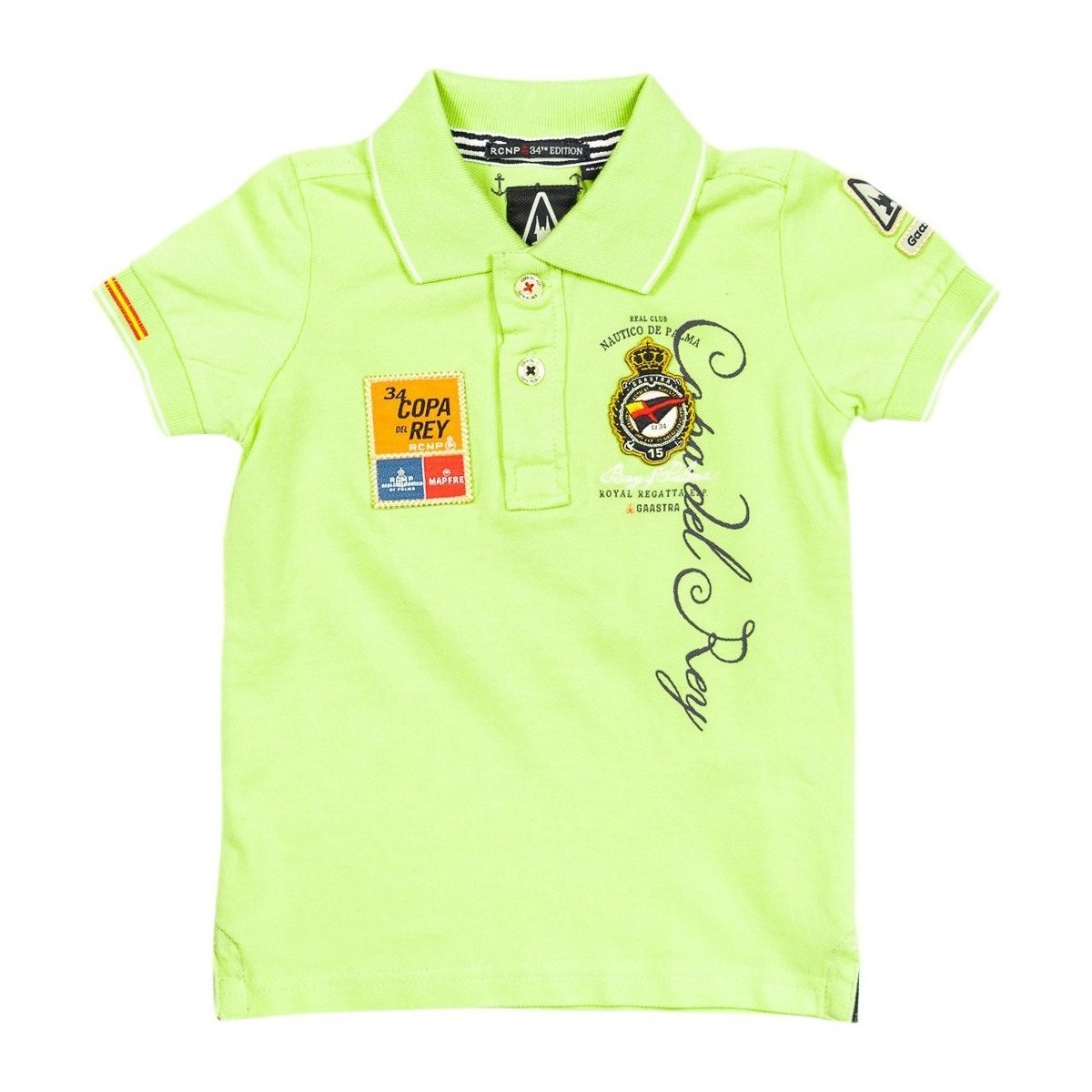 Odjeća Djeca Polo majice kratkih rukava Gaastra 37700054-C00 Zelena