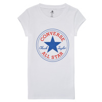 Odjeća Djevojčica Majice kratkih rukava Converse TIMELESS CHUCK PATCH TEE Bijela