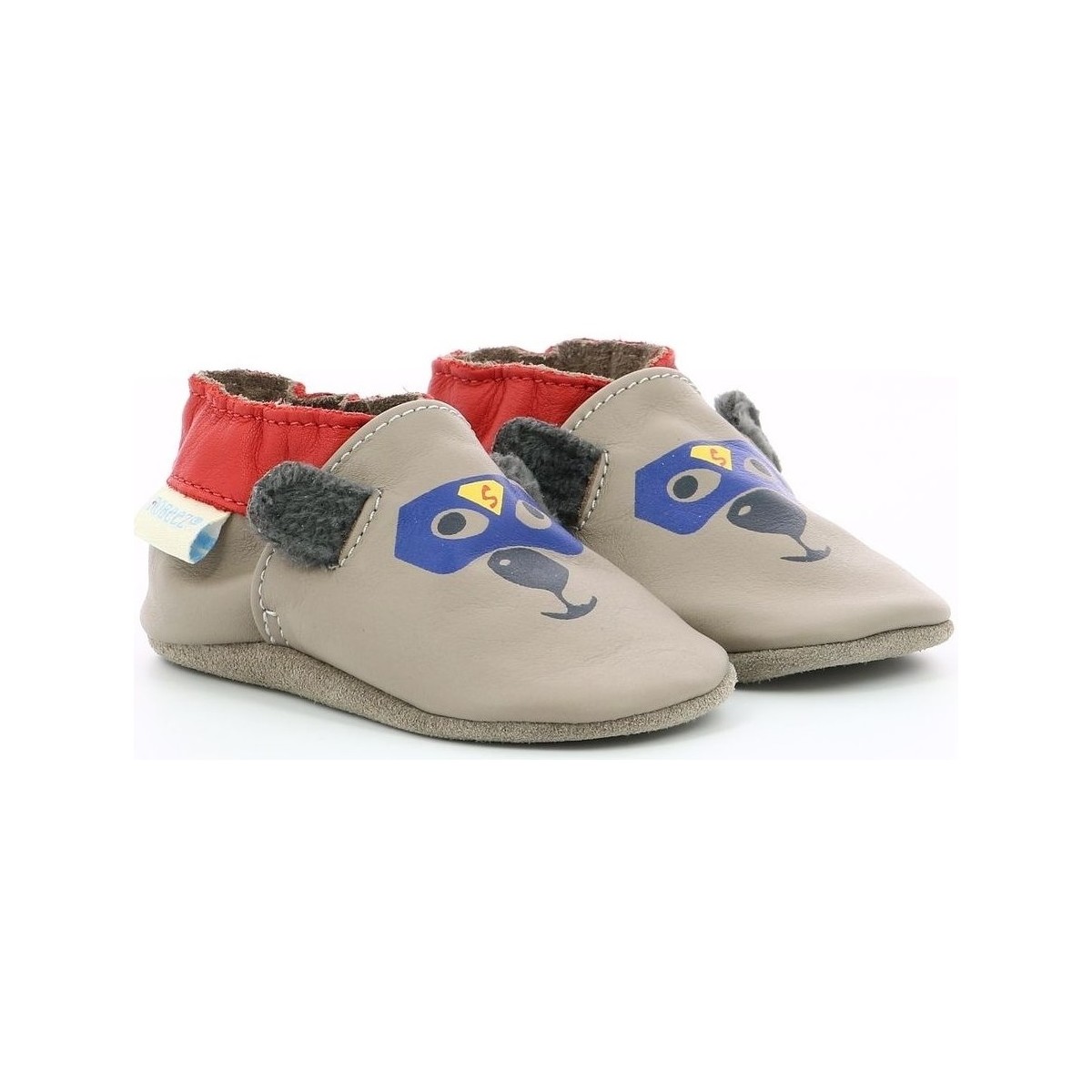 Obuća Dječak
 Papuče Robeez AWESOME BEAR  123 - GRIS ROUGE 822850 Siva